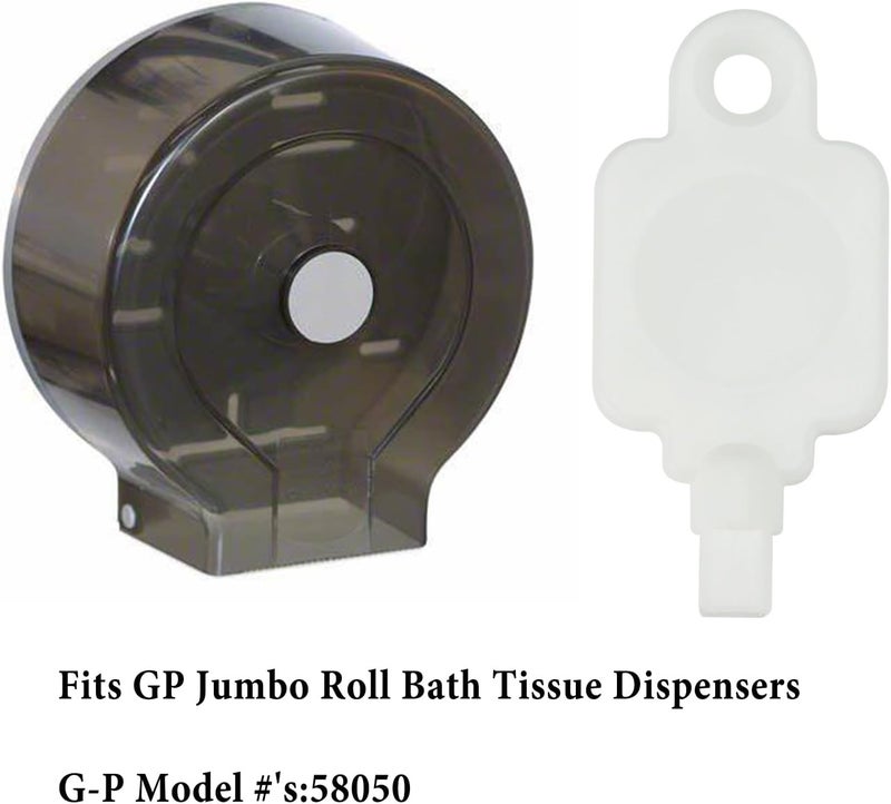 gradora 2PCS 50413 Dispenser Key Replacement for Geor-gia Pacific and Cintas Toilet Paper Dispenser 58050 59009 54050 - Image 5